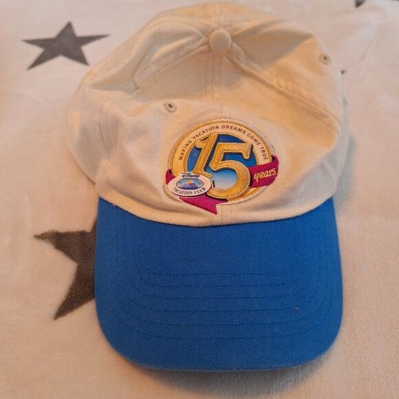 Lot of 2 Authentic Disney Vacation Club Member Adjustable Fit Hats - 15 Years - Picture 2 of 16